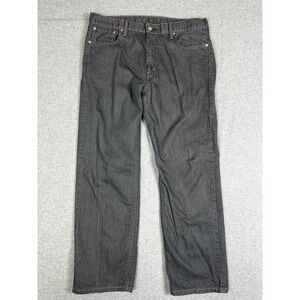 VTG Y2K Levis 569 Loose Straight Jeans Mens 36x30 Gray Denim Pants